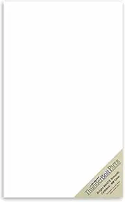 100 Bright White Smooth Card Paper Sheets - 8.5" X 14" (8.5X14 Inches) Legal|Menu Size - 80# (80 lb/Pound) Cover Weight - Quality Paper for Consistency in Print as a Result of The Smooth Finish