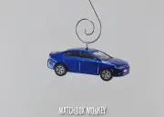 2014 Chrysler 200S Custom 1/64th Scale Christmas Ornament Car Group '15 200 S