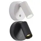 LED Wall Sconces Light USB Rechargeable Warm Light Bedside Reading Wall Lamp COB