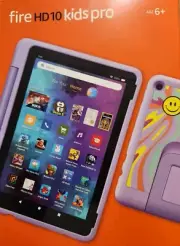 Amazon Kindle Fire HD 10 Kids Pro 10" Tablet Latest 13th Gen 32GB Happy Day