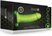 Ouch! Glow in the Dark Realistic Strap-on Harness, 7-Inch Size