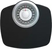 Adamson A25 Scales for Body Weight - Up to 400 LB - 5.3" Dial on 12.4" x 12" Platform - Anti-Skid Rubber Surface - High Precision Bathroom Scale Analog - Durable with 20-Year Assurance - w/Turquoise
