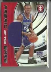 2017-18 Panini Totally Certified Fabric Game Harry Giles Jersey #ed 210 / 249