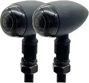 Motorcycle Indicators Turning For Sportster For Bobber Chopper For Y&AMAHA For Touring Road Glide Motorcycle 10mm Bullet Turn Signal Indicator Light(2PCS Light)
