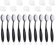 10 Pack Craft Ink Blending Brushes Set Tool Card Making Supplies Blender Brush for Card Making（Size 4, 0.82" Brush Head）