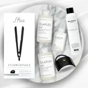 Salon-Ready Hair Set, with Hair Elastic Black