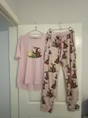 Peter Alexander Ladies Pyjama Set Bunny/Chick Medium