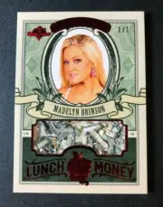 2018 Benchwarmer MADELYN BRINSON Hot For Teacher LUNCH MONEY #1/1 UJENA Bikini