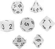 ORFOFE 1 Set Luminous Polyhedral Role Playing Game Dice for Trpg and Board Games Material Portable and Easy to Store