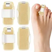 4 Pieces Toe Splint Toe Straightener for Hammer Toe Corrector for Women Toe B...