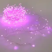 Pink 640 Micro LED Cluster Fairy Lights