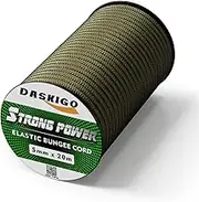 Bungee Cord Elastic Shock Cord, 5mm x 20M Army Green