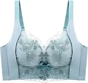 [Generic] Lace Pattern Bra, Underwear for Girls Without Underwire to Gather Small Breasts to Show Big Bra, Fashionable Push-up Bra, Adjustable Shoulder Straps