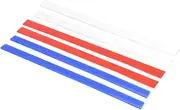 Lwuey Measuring Dough Strips, 6PCS Silicone Rolling Pin Baking Ruler Accurate Guides Sticks Professional Pastry Non Stick for Kitchen Baking Pizza Fondant Icing Cookies Pies Noodles 3 Size Thickness