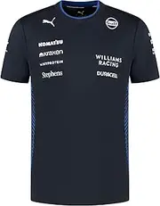 PUMA Williams Racing Formula 1 Men's 2025 Team T-Shirt - Navy Blue, Navy, XXL