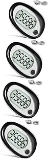 BESPORTBLE Walking Pedometer Small Pedometers Lanyard Strap Pedometer Step Trackers Fitness Pedometer Accurate Pedometer Hiking Walking Counter Running Pedometer Sports Pedometers Plastic