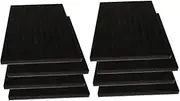 Zerodeko 2sets Jewelry Box Supplies Sponge Holder for Earrings Ring Holders Jewelry Drawer Inserts 4pcs*2