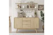 Cosmoliving Wabi-Sabi Sideboard Buffet Large Sideboard Buffet Storage Cabinet