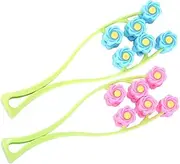 LALAFINA Handheld Facial Care Massager Roller 2PCS Facial Roller for Skin Elasticity Thin Face for Mom
