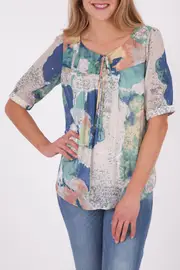 Gelato Print Top--HAM-97361