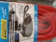 DOUBLE BRAID DOCK LINE 3/8" X 20FT 50-39731 RED LINE BOAT PARTS DOCKING LINE