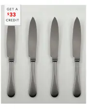 Mepra Set of 4 American Steak Knives with $33 Credit