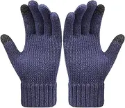 [Generic] Touchscreen Winter Gloves, Men's Winter Gloves, Double Layer Touchscreen Winter Gloves, Touchscreen Thermal Gloves for Cold Weather, Versatile Hands and Warm Gloves