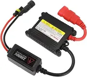 GRIRIW 1 Pcs Ultra Thin Ballast Xenon Lamp Stabilizer with Low Voltage High Voltage and Circuit Protection for Easy Installation and Enhanced Durability Black