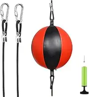 Wanlxc Double End Ball Boxing Ball Speed Ball Reflex Ball MMA Speed Bag Puning Dodge Training with Ring Locking