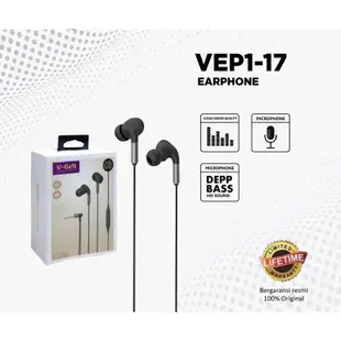 耳機 V-GEN VEP1-17 Extra Bass 耳機原裝