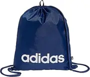 [adidas] Unisex Adult's Linear Gym Sack, Dark Blue, NS
