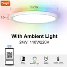 TUYA Ceiling Lamp Room Decor Led Light RGB APP Voice Control Alexa Google Smart