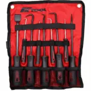PK Tool 9-Piece Scraper, Pick And Hook Set In Pouch PT52721