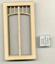 Window - Bridge Design 2199 wooden dollhouse miniature 1:12 scale USA made