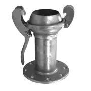 BAUER Style B-Type Male with Flange Table D and Locking Level - 4 Inch
