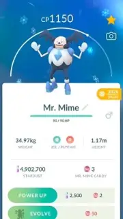 Galarian Mr. Mime | Trade Registered 20K Stardust | Pokemon Trade Go✨