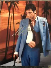 Al Pacino Signed Scarface 8x10 Photo With COA