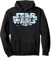 [STAR WARS] AT-AT Cartoon Title Logo Pullover Hoodie