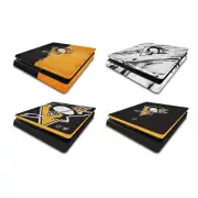 OFFICIAL NHL PITTSBURGH PENGUINS VINYL SKIN DECAL FOR SONY PS4 SLIM CONSOLE