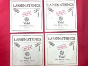 4x 100% Authentic Larsen Viola A Strings 4/4 Regular Version Ball End
