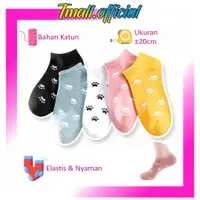 在飛比找蝦皮購物優惠-天貓女襪貓爪圖案韓國時尚女襪進口kk018