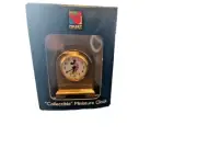 Mickey Mouse Clock, Mini, DISNEY GOLD TONE MANTLE STYLE -new in box