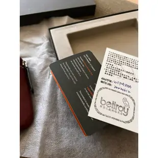 澳洲 Bellroy Card Pocket 植鞣皮 拉鍊卡包