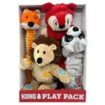 KONG 寵物玩具4入組（狐狸、浣熊、河狸、刺蝟） #1723589  COSTCO代購