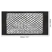 2 pcs Car Back Rear Mesh Trunk Seat Elastic Net Universal Storage (two nets)