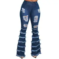 在飛比找ETMall東森購物網優惠-Oversized jeans for women Fash