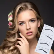 4 Sets Adhesive Sticker Material Assorted Eyebrow Form Boards