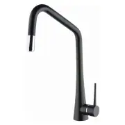 Armando Vicario Tink-D Kitchen Mixer with Pull-Out - Black