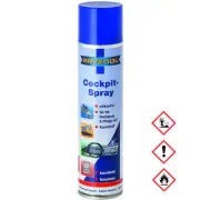 Ravenol Cockpit Spray Cleans Plastic Pieces IN Interior Car 400ml