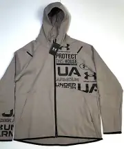 Under Armour Unstoppable FZ 1382281 hoodie Full Zip Sweater Men’s Large $120